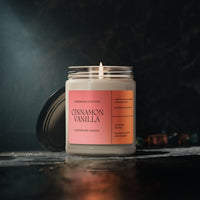 Cinnamon Vanilla Scented Soy Candle