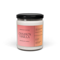 Cinnamon Vanilla Scented Soy Candle