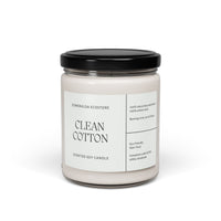 Clean Cotton Scented Soy Candle