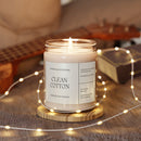 Clean Cotton Scented Soy Candle