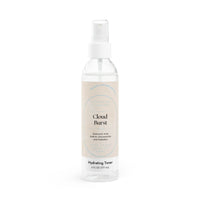 Cloud Burst hydrating toner spray bottle with natural face toner for hydration and skincare benefits