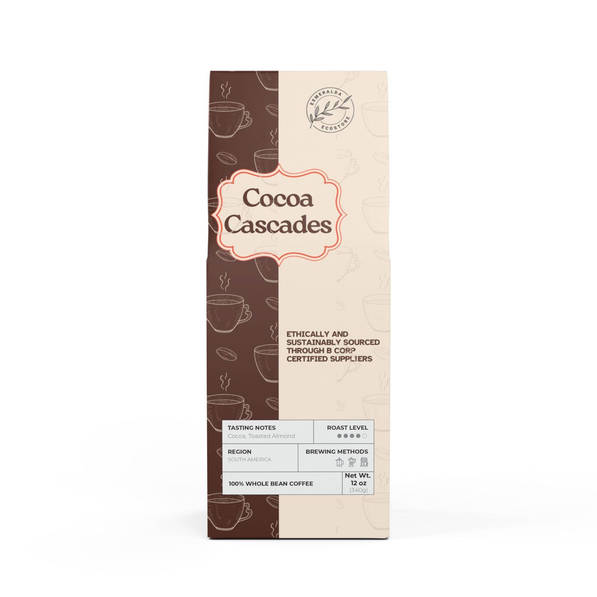 Cocoa Cascades Coffee Blend-Medium Dark Roast