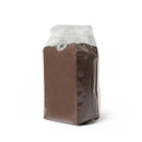 Printify medium-dark roast sustainable coffee ground in a clear resealable bag with one-way valve