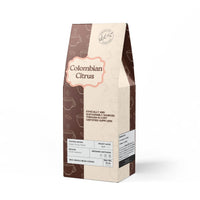 Printify Colombian light roast coffee bag with ethically sourced whole bean coffee and citrus tasting notes