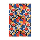 Printify colorful eco puzzle featuring abstract red blue yellow and black shapes on a white background