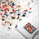 Printify colorful eco puzzle with scattered vibrant pieces and modern abstract design on packaging