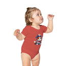 Cutie Catriot Combed Cotton Baby Bodysuit