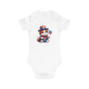 Cutie Catriot Combed Cotton Baby Bodysuit