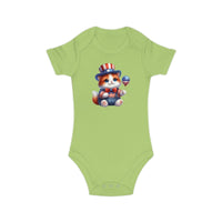 Cutie Catriot Combed Cotton Baby Bodysuit