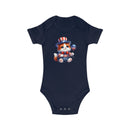 Cutie Catriot Combed Cotton Baby Bodysuit