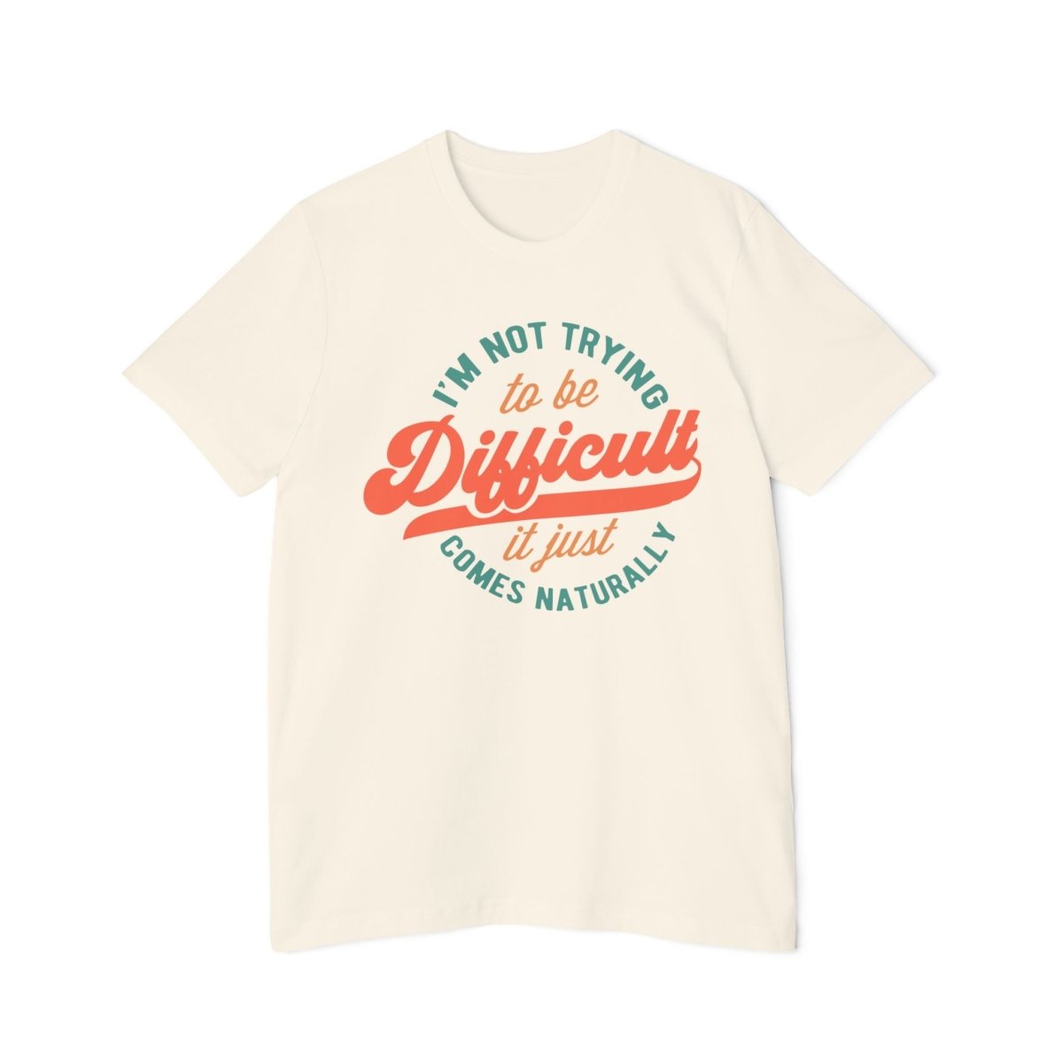 Difficult USA - Made Unisex Short - Sleeve Jersey T-Shirt