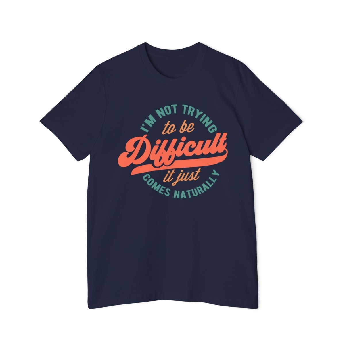 Difficult USA - Made Unisex Short - Sleeve Jersey T-Shirt