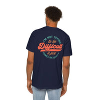 Difficult USA - Made Unisex Short - Sleeve Jersey T-Shirt