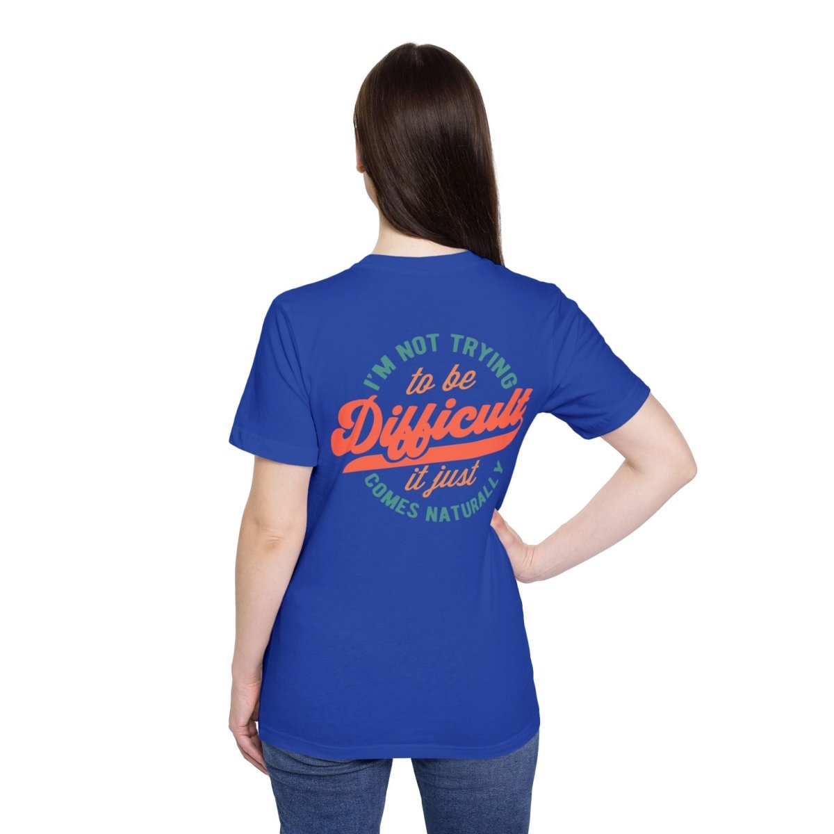 Difficult USA - Made Unisex Short - Sleeve Jersey T-Shirt