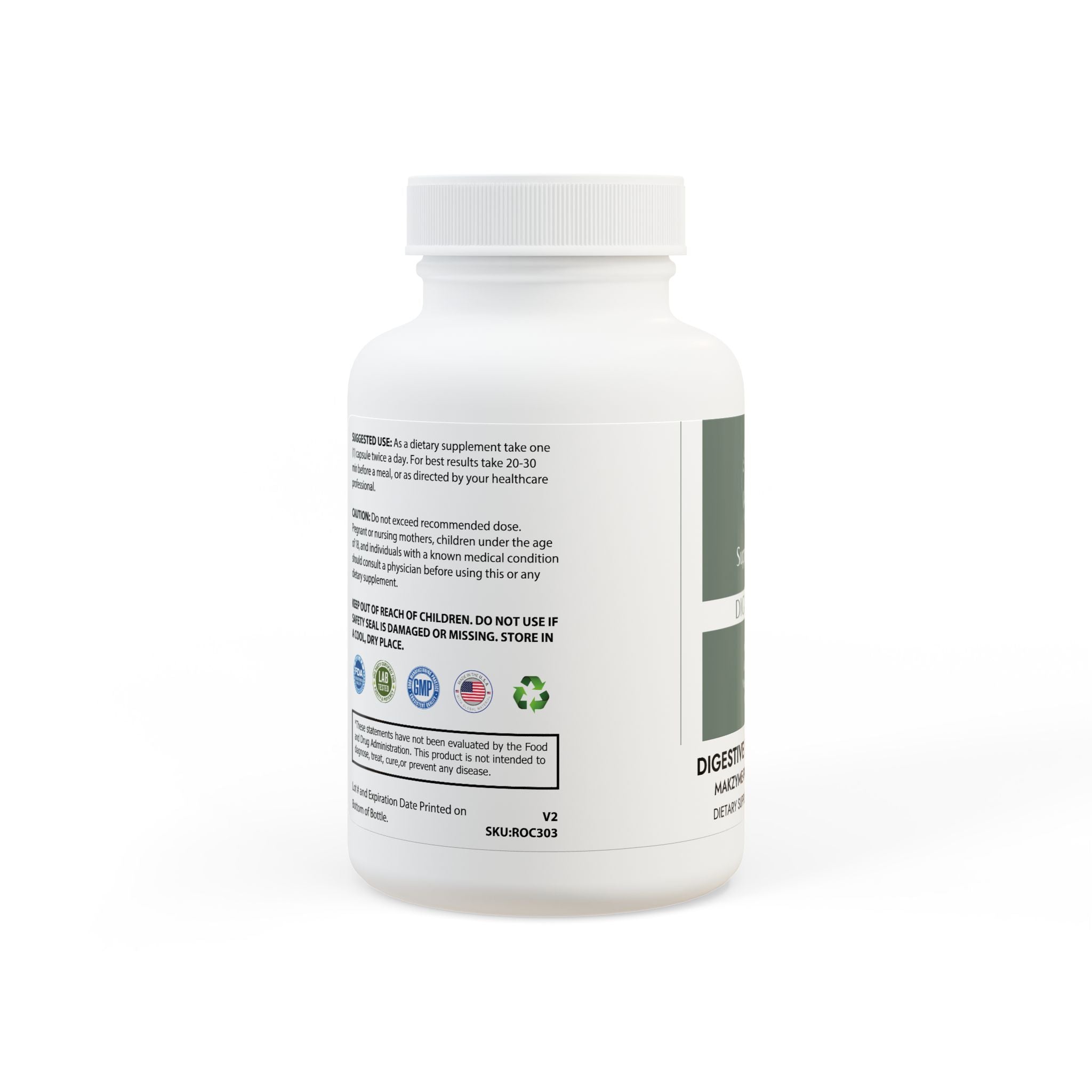 DigestiZen Digestive Enzyme Blend Supplement