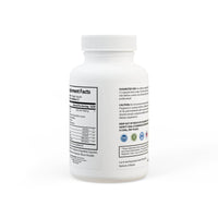 White bottle of Printify supplements natural digestion support capsules with supplement facts label