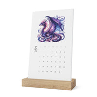 Dragon's Reign Vertical Desk Calendar 2025