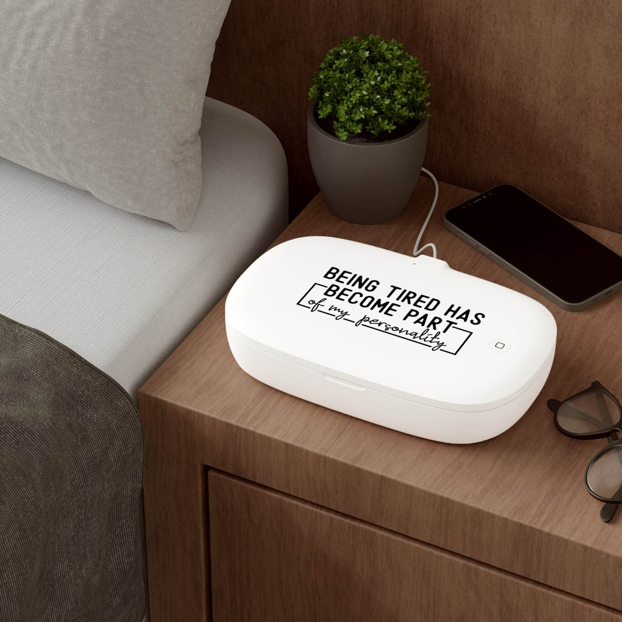 Tired UV Phone Sanitizer and Wireless Charging Pad