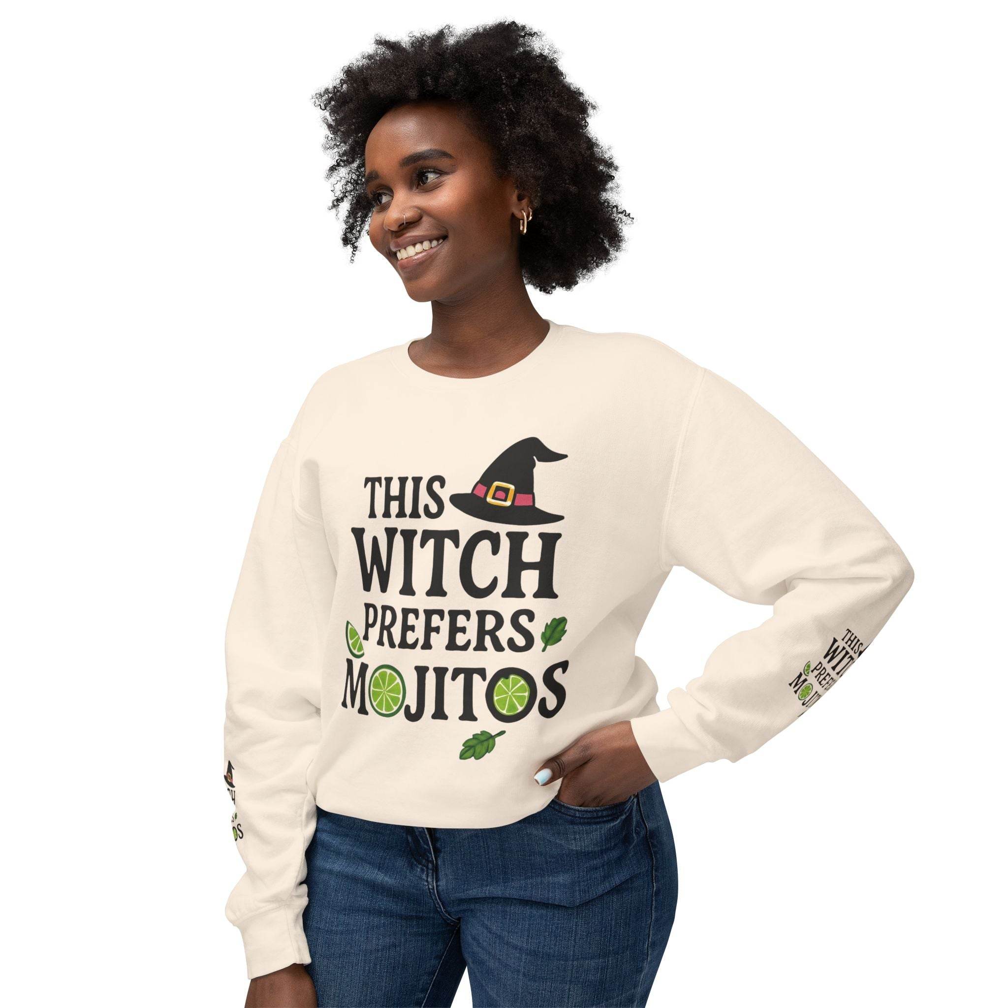 Witch Unisex Lightweight Crewneck Sweatshirt