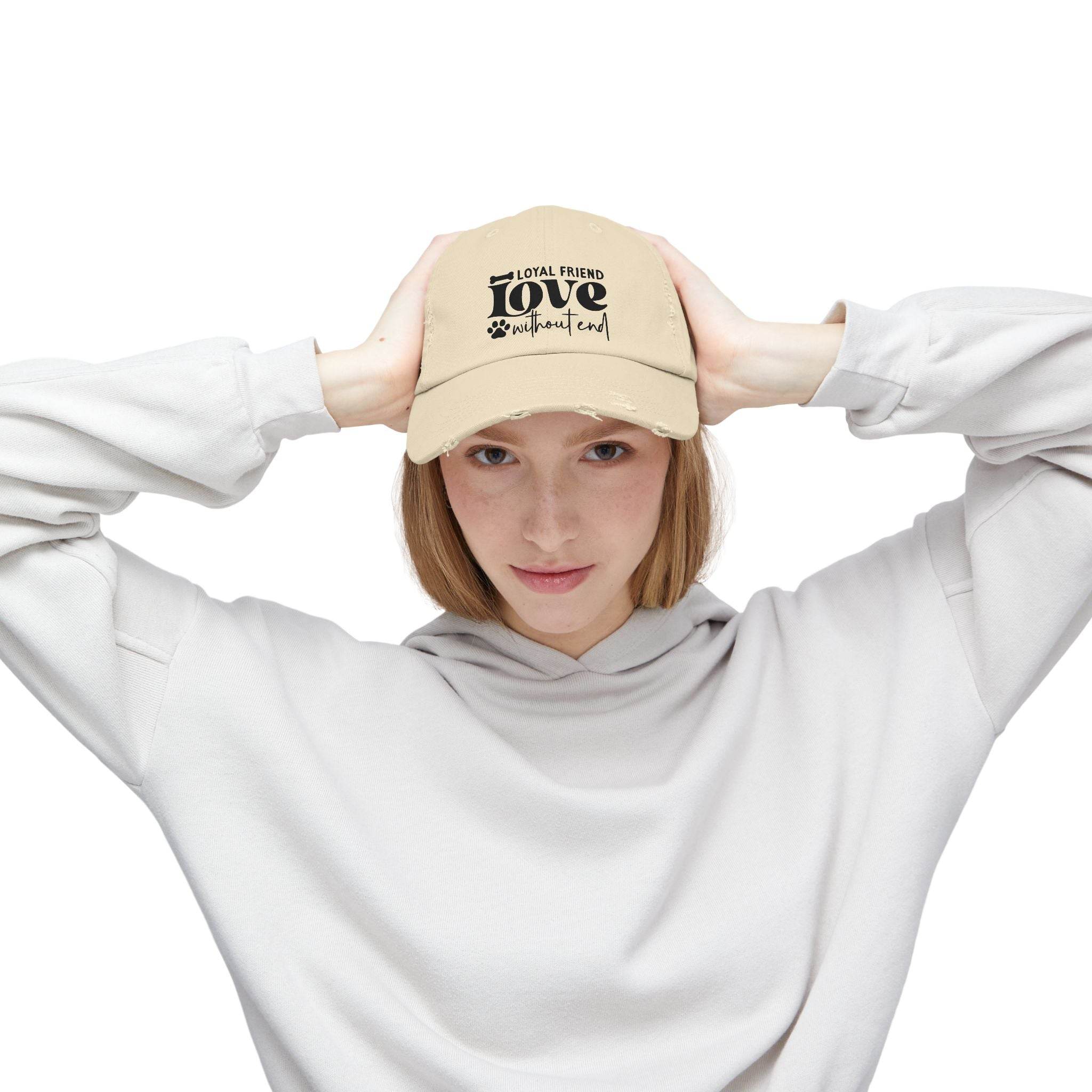 Pet Love Unisex Distressed Cap