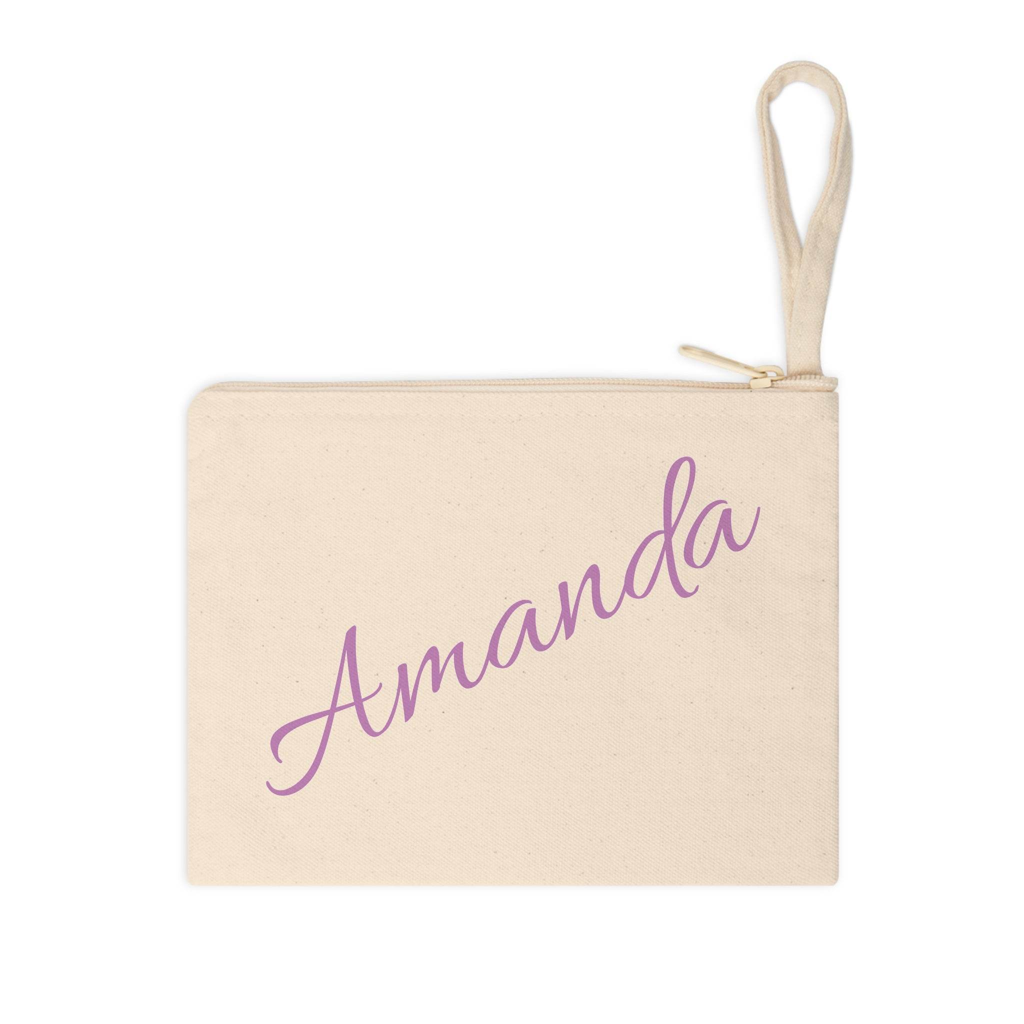 Personalized Accessory Zipper Pouch