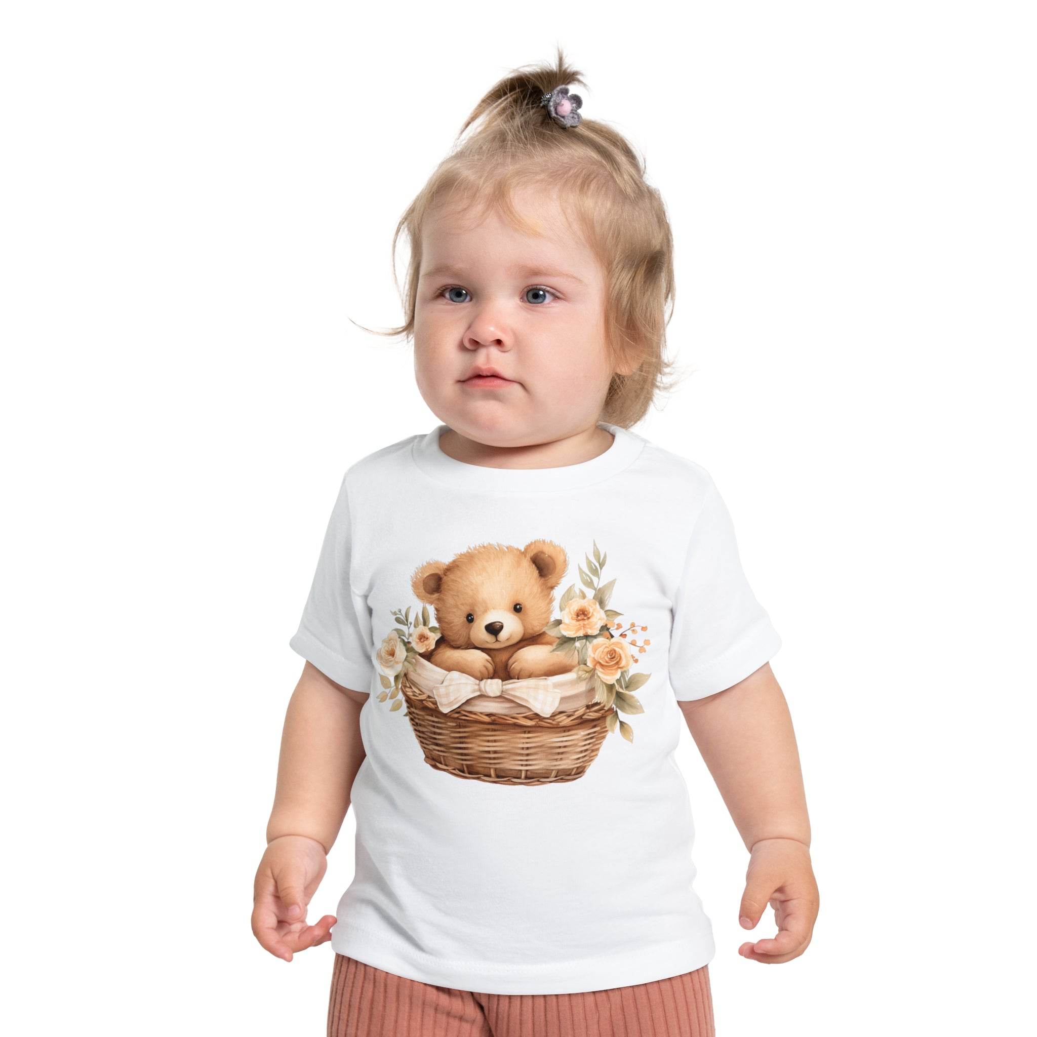 Adorable Teddy Bear Baby Short Sleeve T-Shirt