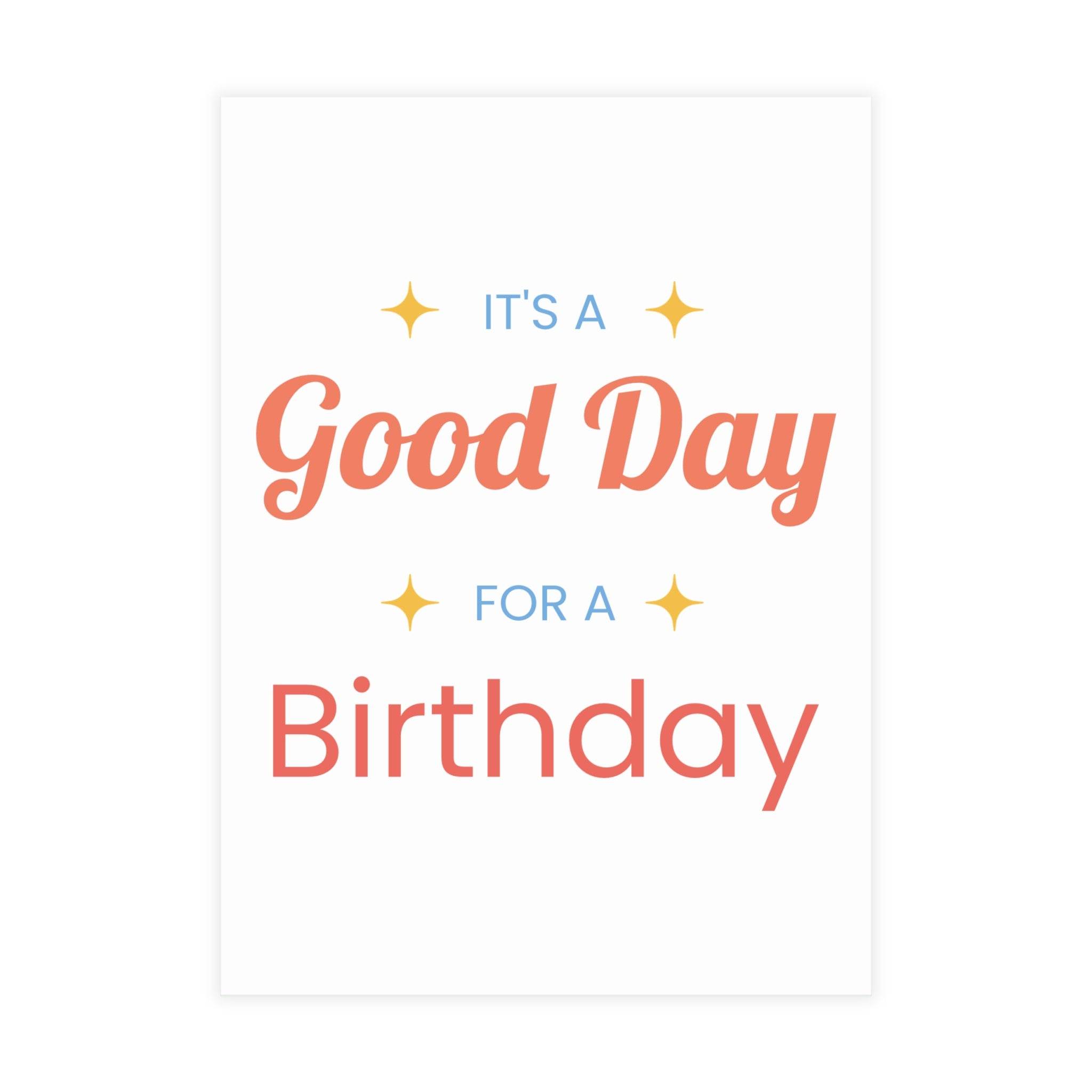 It's a Good Day for a Birthday Postcard Bundles