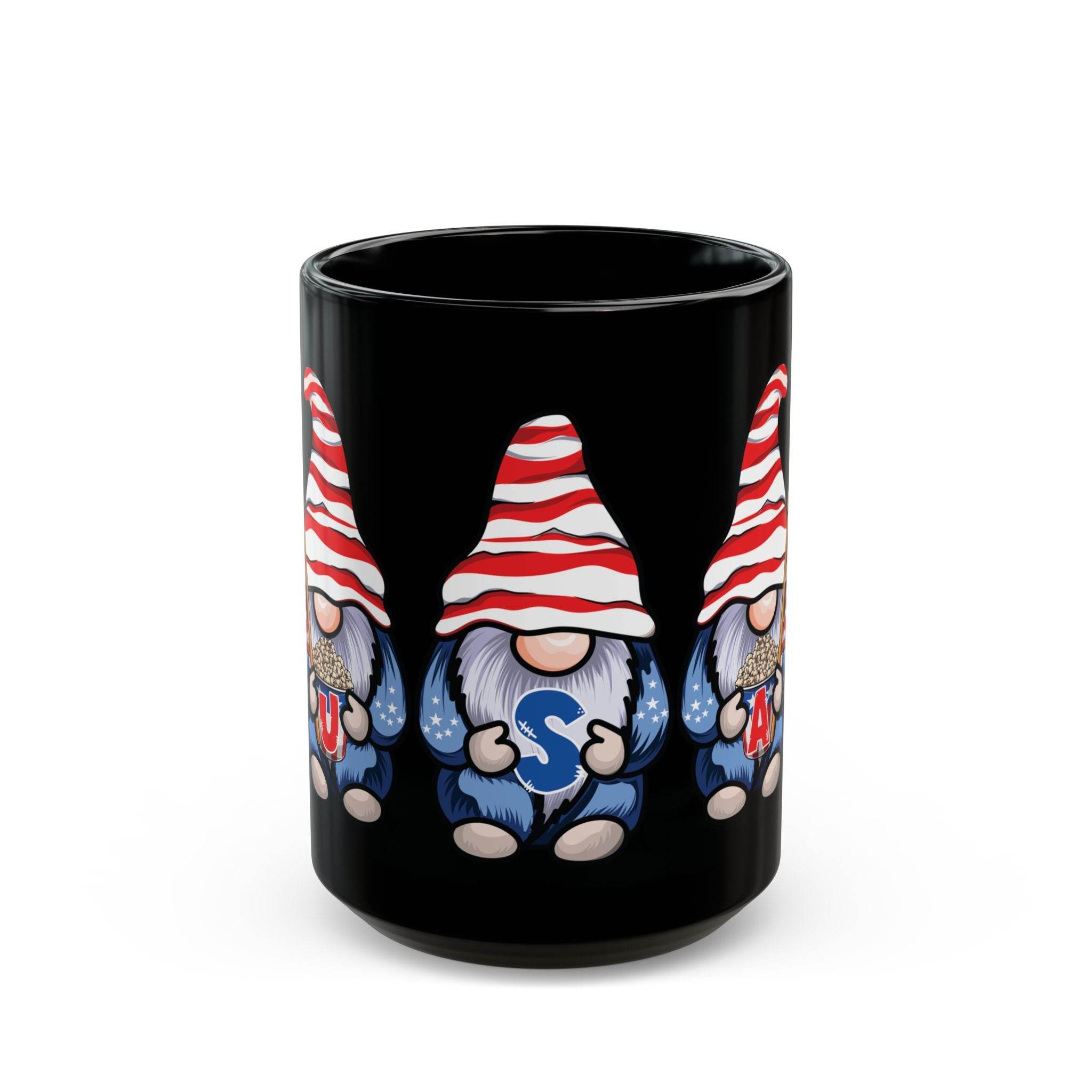 Gnome-ing for America Black Mug (11oz-15oz)