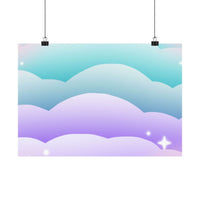 Cloudscape Matte Horizontal Posters - Posters - Esmeralda Ecostore