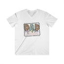 Printify eco-friendly dad t-shirt in white with Dad life is the best life graphic design