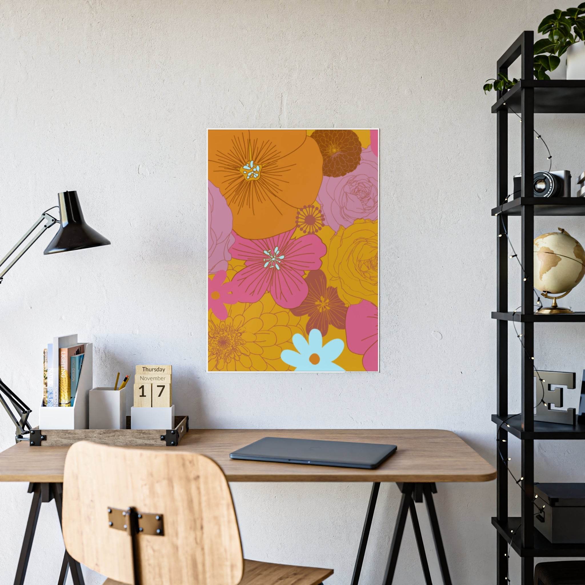 Flower Power Pop Eco-Friendly Gloss Posters