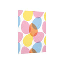 Printify home decor colorful abstract egg shapes on eco-friendly foam board wall art