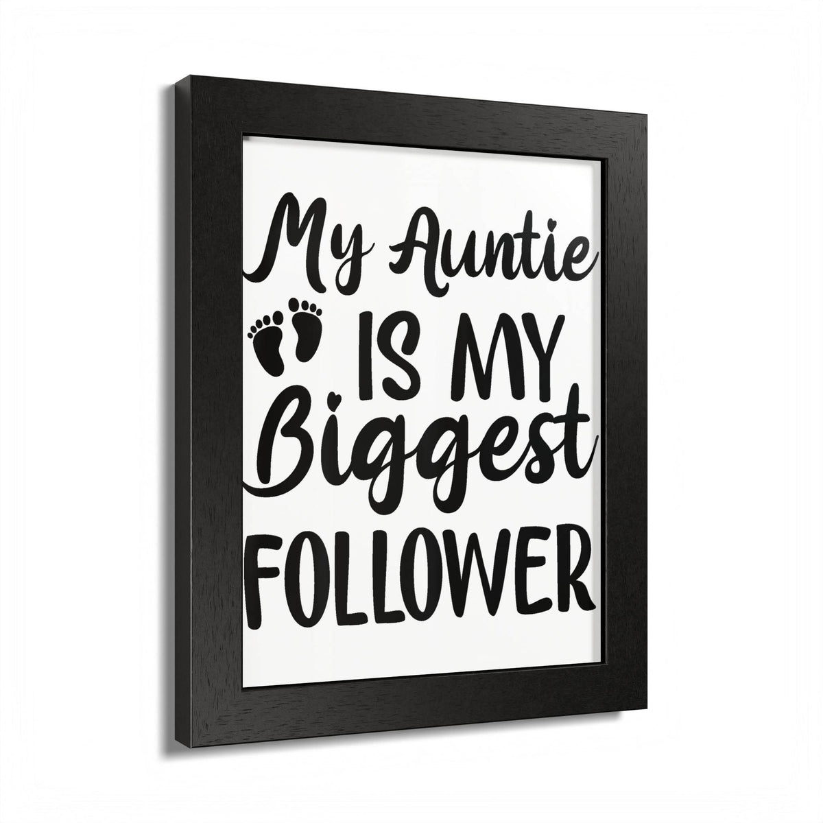 8" x 10" (Vertical) / Semi Glossy / Black