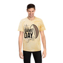 Printify eco-friendly game day t-shirt with football graphic and it's game day yall text