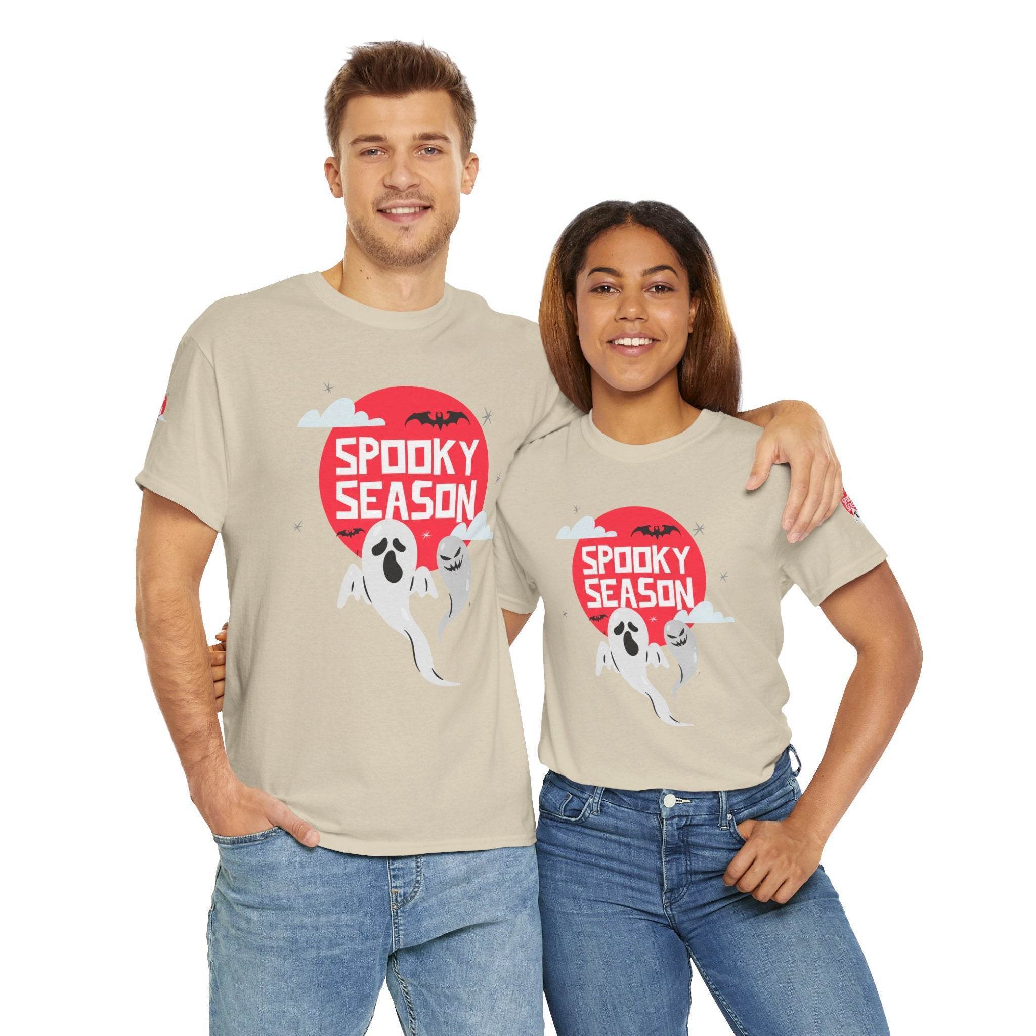 Spooky Season Halloween Eco-Friendly Shirt Unisex Heavy Cotton Tee