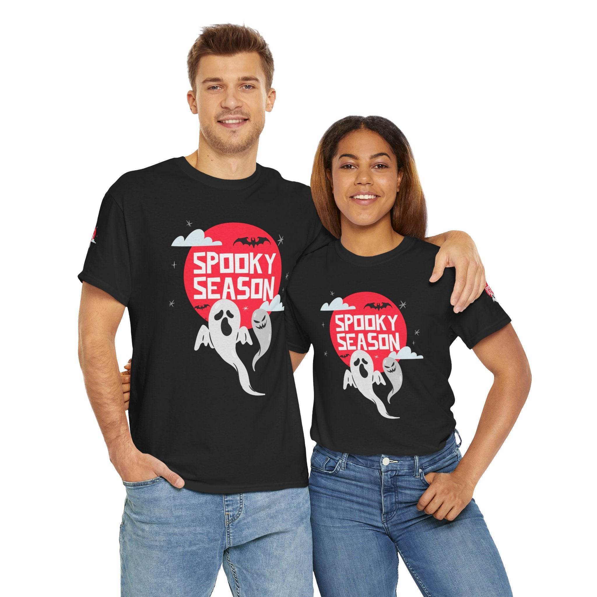 Spooky Season Halloween Eco-Friendly Shirt Unisex Heavy Cotton Tee
