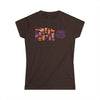 Printify eco-friendly Halloween t-shirt for women with festive pumpkin and drink designs