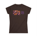 Printify eco-friendly Halloween t-shirt for women with festive pumpkin and drink designs