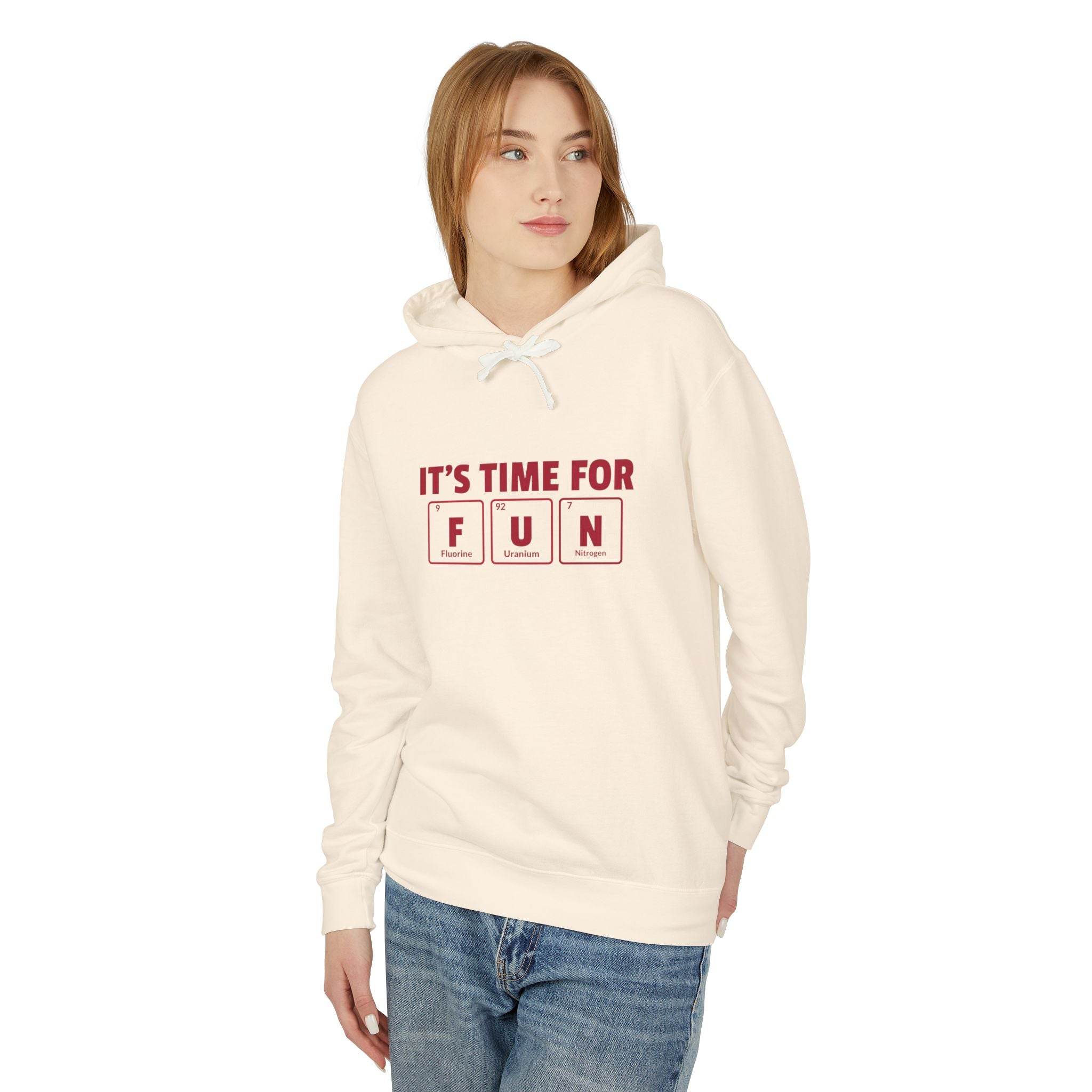 Fun Unisex Lightweight Hooded Sweatshirt