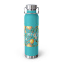 Citrus Bloom Copper Vacuum Insulated Bottle - Bottles & Tumblers - Esmeralda Ecostore