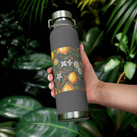 Citrus Bloom Copper Vacuum Insulated Bottle - Bottles & Tumblers - Esmeralda Ecostore