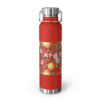 Citrus Bloom Copper Vacuum Insulated Bottle - Bottles & Tumblers - Esmeralda Ecostore