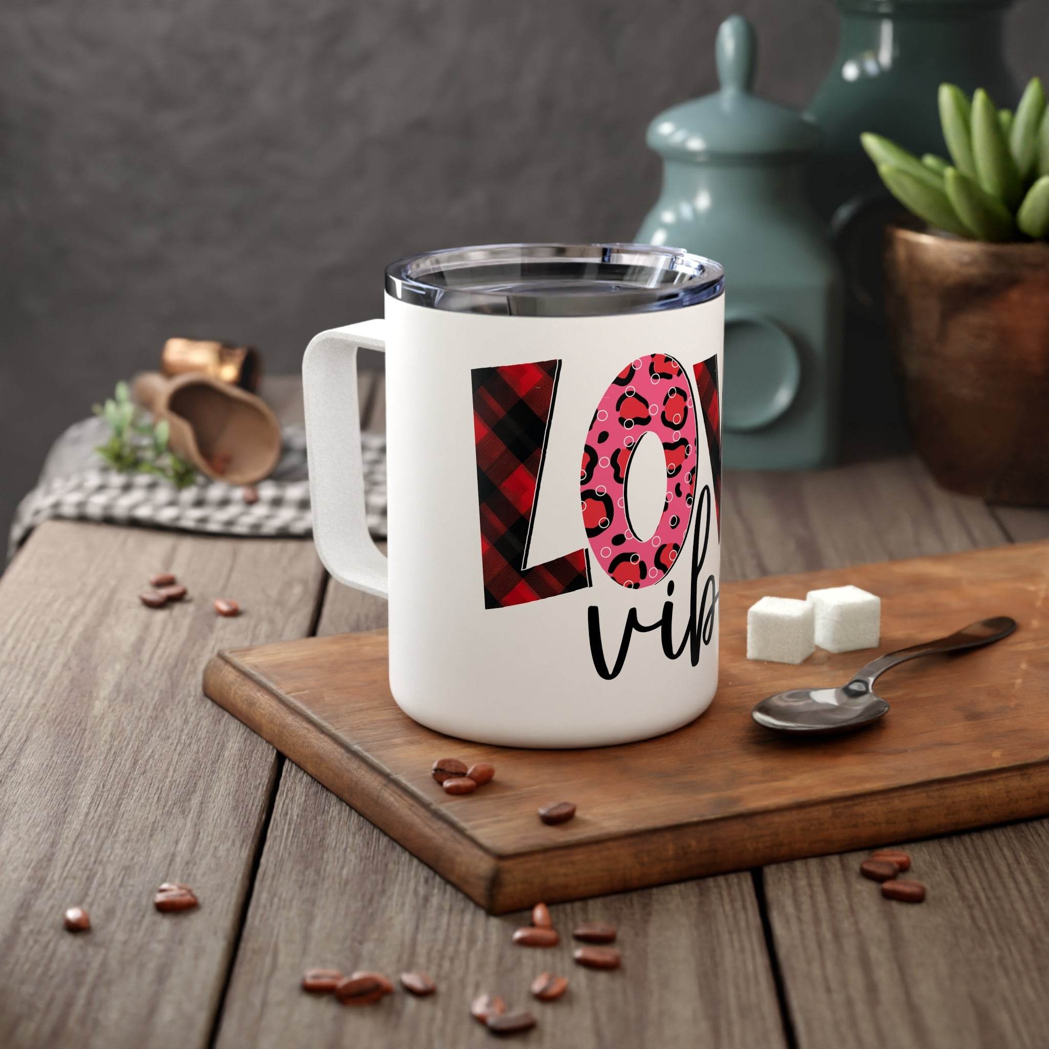 Love Vibes Insulated Coffee Mug - 10oz