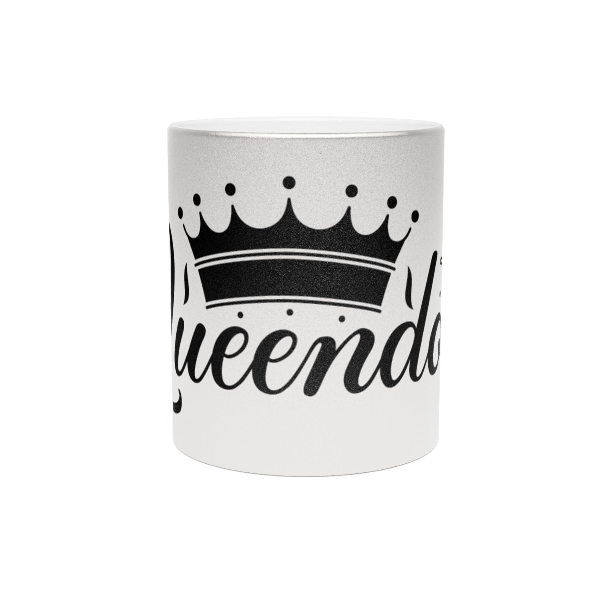 Queendom Eco Metallic Mug-Silver&Gold