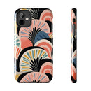 Printify eco-friendly phone cases with abstract colorful floral design for iPhone