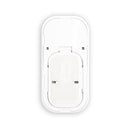 White eco-friendly phone grip by Printify with a compact and sleek design for tech accessories