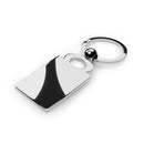 Printify eco-friendly photo keyring with a sleek silver metal tag and sturdy keyring attachment