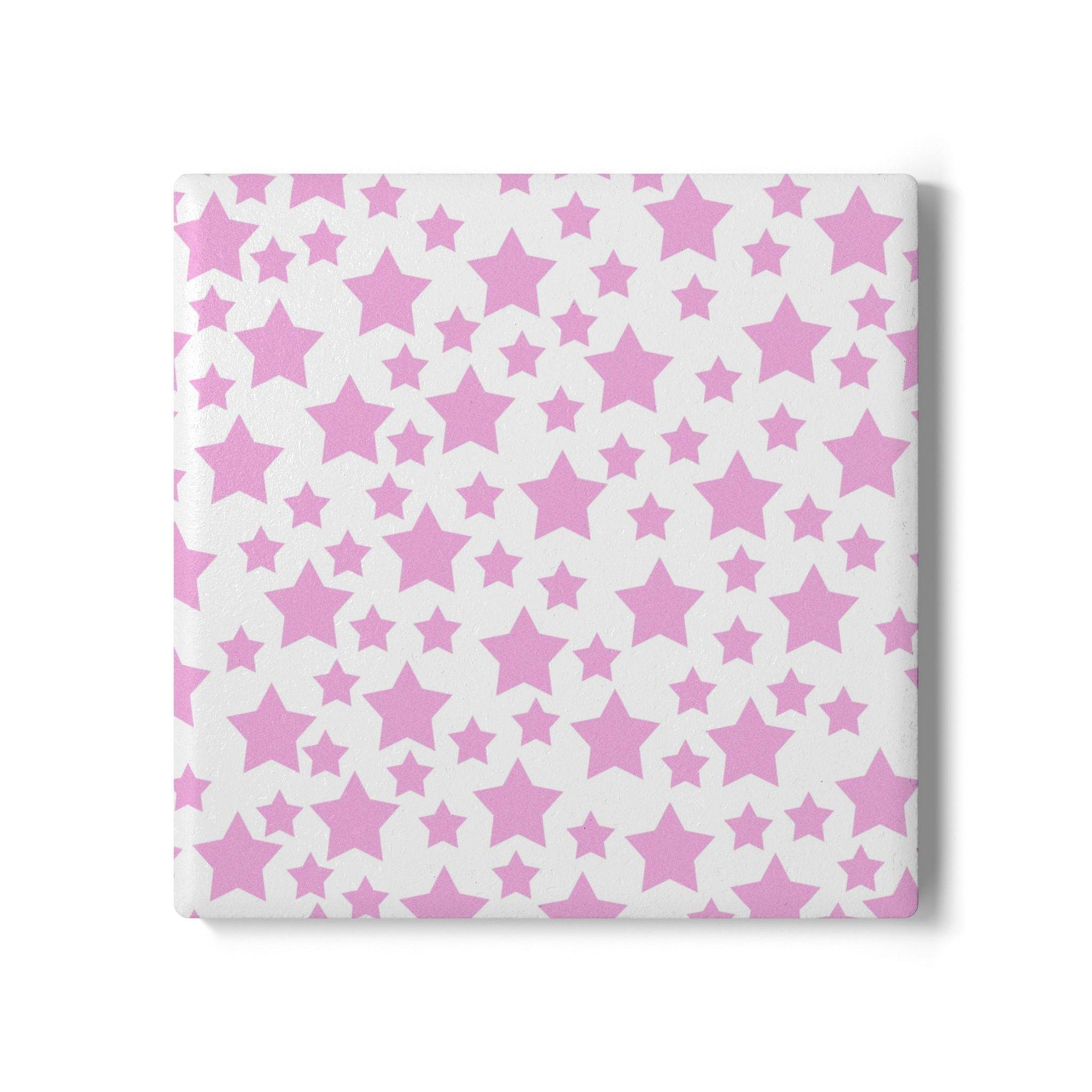 Starry Pink Eco-Friendly Ceramic Coaster