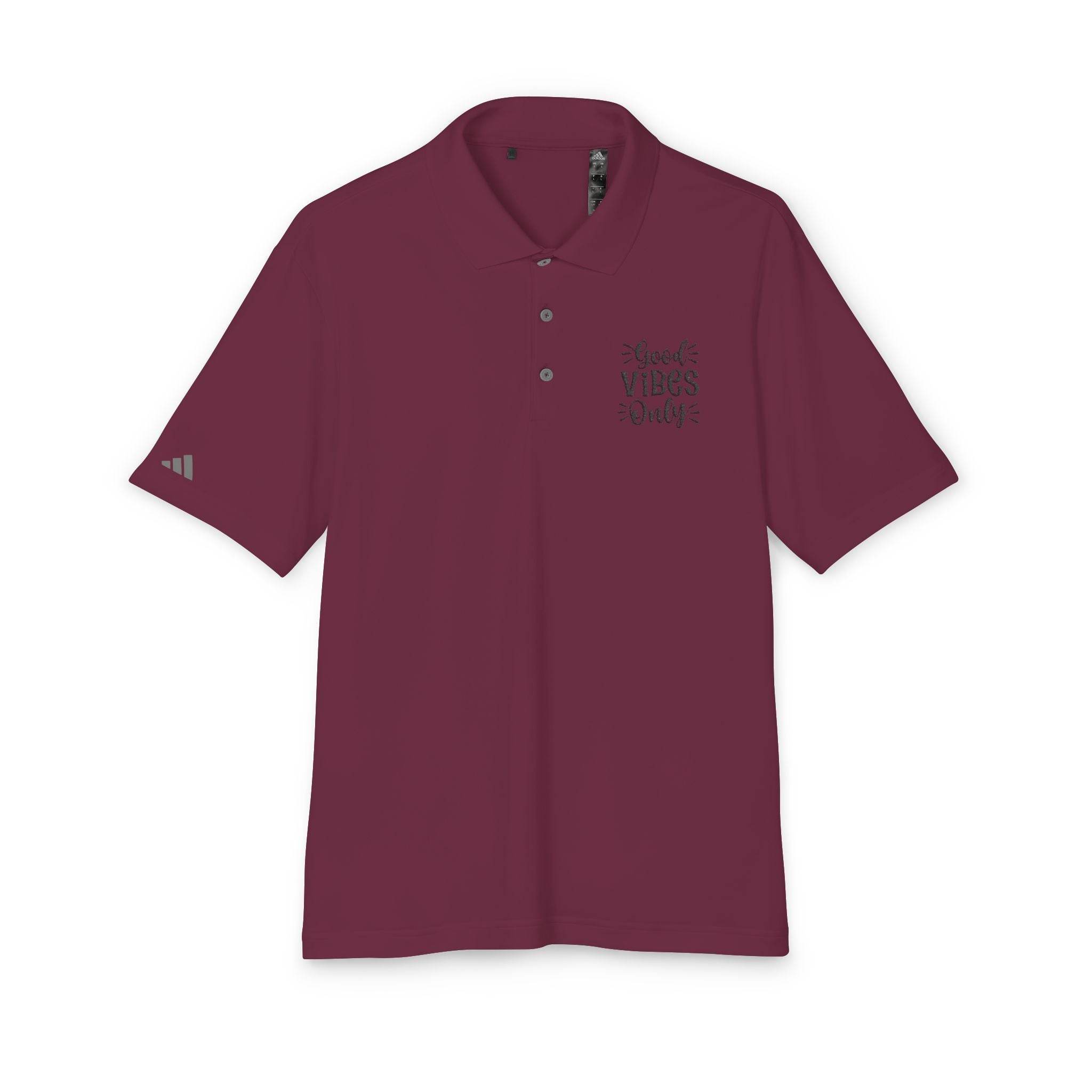Good Vibes Only Adidas Unisex Performance Polo