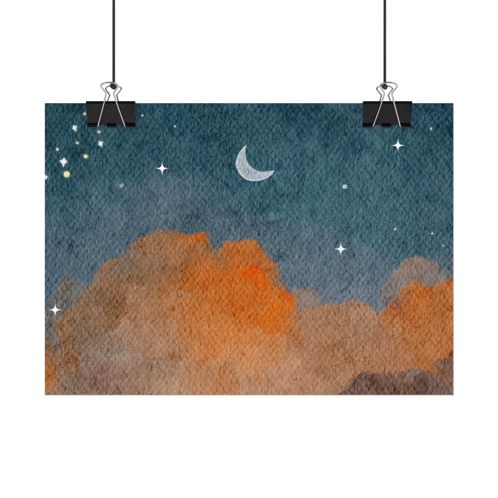 Dusk Sky Eco-Friendly Rolled Posters